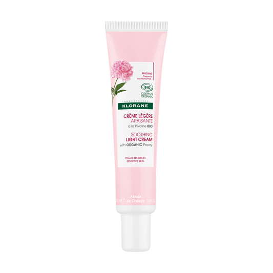 Klorane — Crème Légère Apaisante à la Pivoine BIO — Peaux sensibles