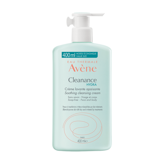 Eau Thermale Avène - Cleanance - HYDRA Crème lavante apaisante - peaux desséchées et irritées par traitements