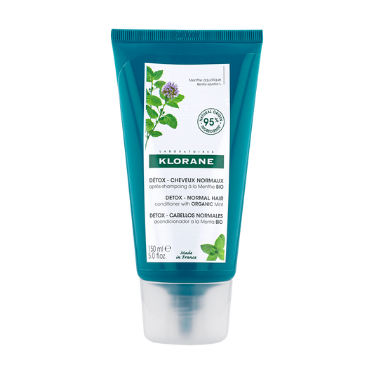 Klorane - Menthe Aquatique - Après-shampoing détox à la Menthe aquatique BIO - Cheveux normaux