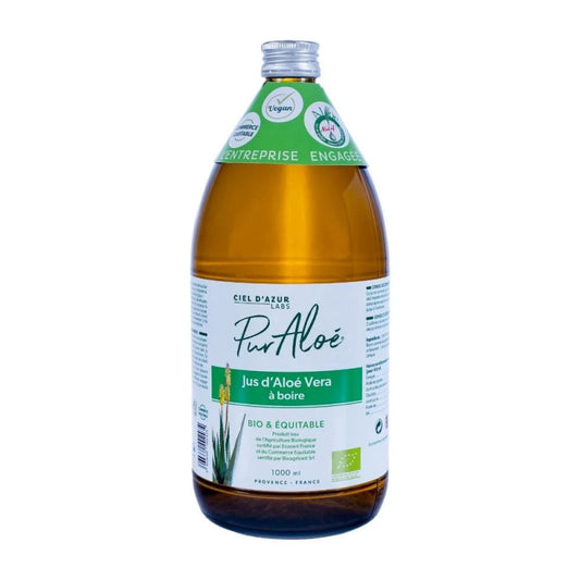 Pur'Aloé Vera - Jus à boire - 1L Bio et Commerce Equitable
