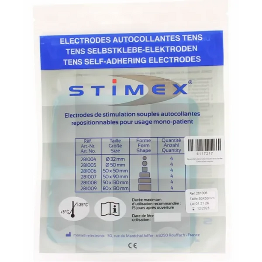 STIMEX ELECTRODE CARRE 50X50 4