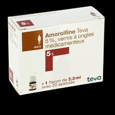 AMOROLFINE 5% TEVA VERNIS FL 2