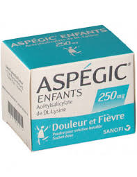 ASPEGIC   250MG    PDR SAC 20