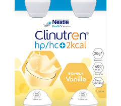 CLINUTREN HP/HC+ Nutrim vanille 4Bout/200ml