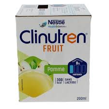 CLINUTREN FRUIT POMME 200ML 4