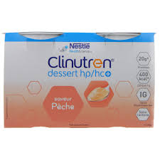 CLINUTREN DESSERT HP/HC+ Nutrim p�che 4/200g