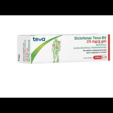 DICLOFENAC 2% TEVA CONS GEL TUB30G