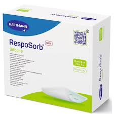 RESPOSORB SILIC Pans sup abs 8x8cm B/10