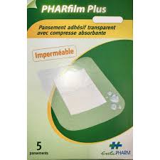 PANS PHARFILM ADH TRANSP 10X12CM 5