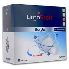 URGOSTART BORDER Pans hyd adh 8x8cm B/16