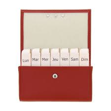 PILBOX LIBERTY PILULIER ROUG/MARIN