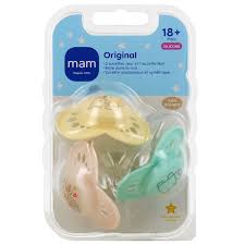 SUCET MAM ORIGIN BLEU SIL18+M X3