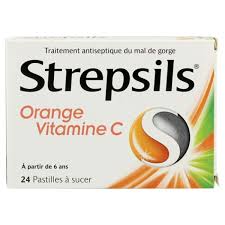 STREPSILS PAST ORANG VIT C  24