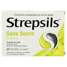 STREPSILS PAST CITRON S SUC 24