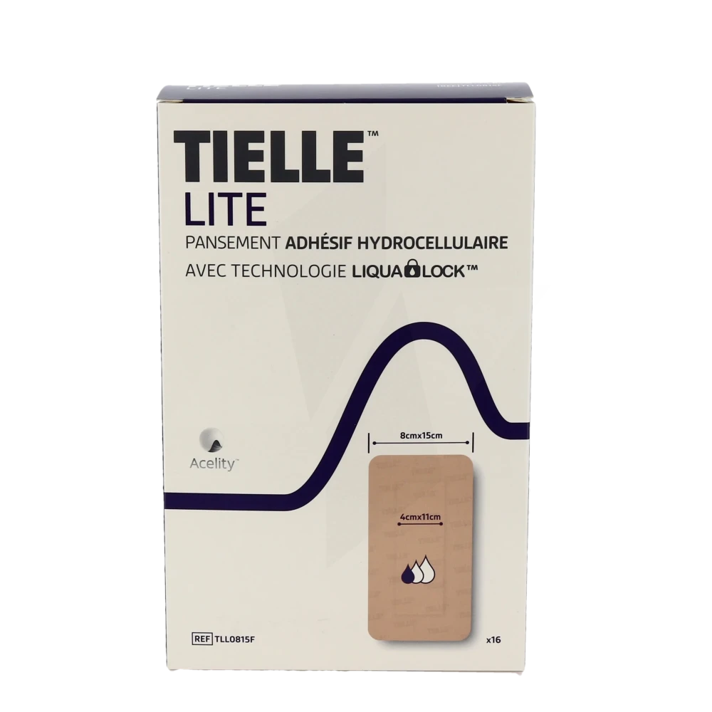 TIELLE LITE Pans hydrocel adh 10x20cm B/10