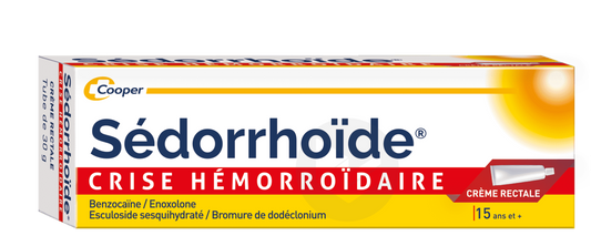 SEDORRHOIDE CR RECT T 30G